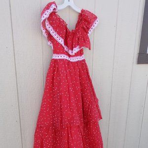 NOS Vintage FIirtations Angelo FULL Hearts 5/6 Southern Belle Gown Prom US Made